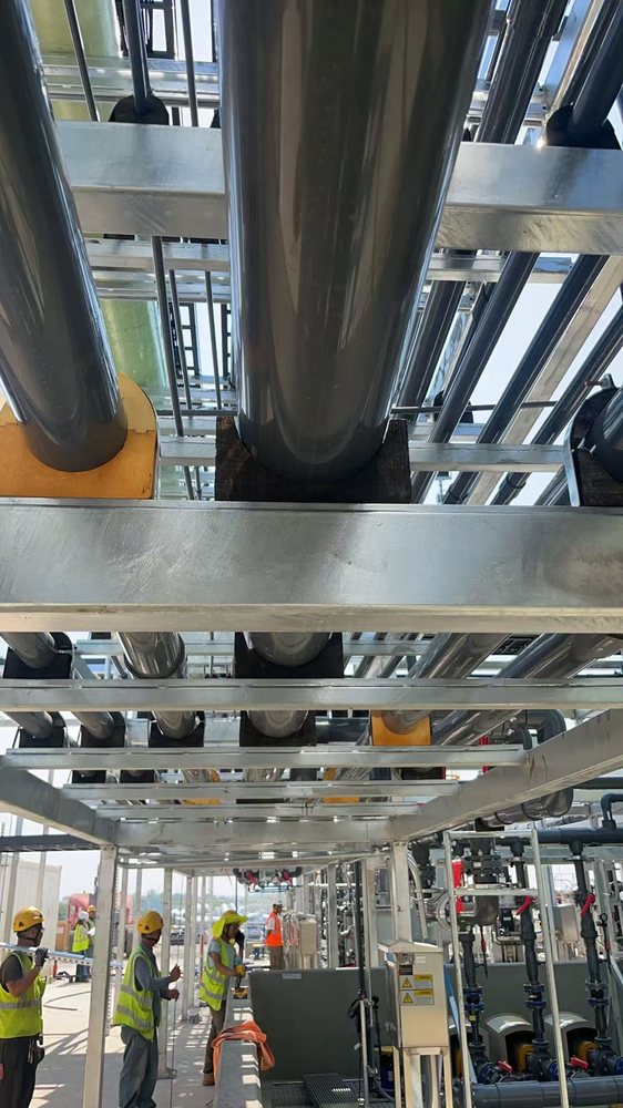 Process piping installation